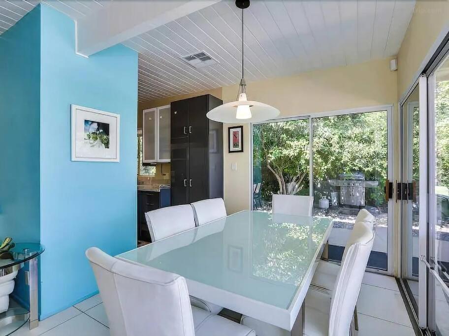 Serene 4 Bed 3 Bath Heated Pool Natural Backyard Heart Of Palm Springs Exterior foto